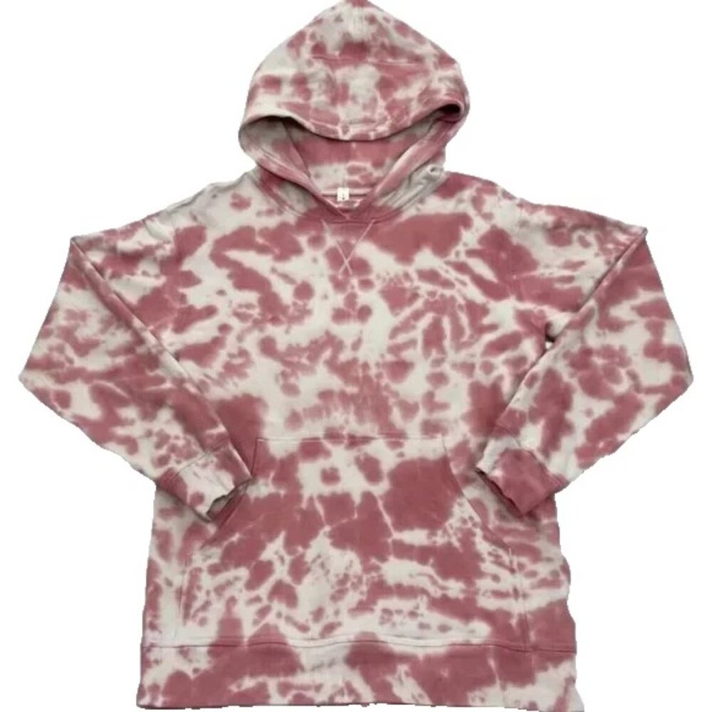 Lululemon Pink White Hooded Tie Dye Camo Hoodie Sweatshirt Pullover Women's 6